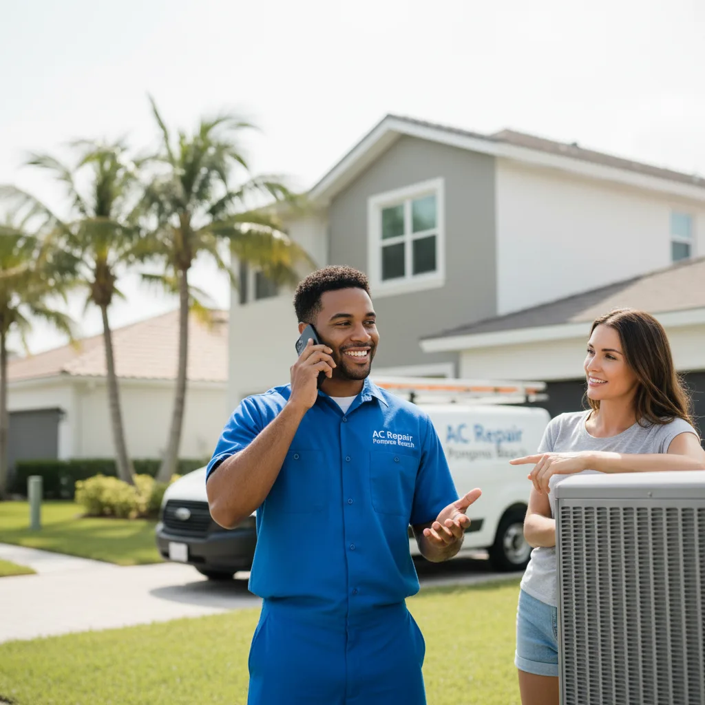 AC Repair Pompano Beach customer support in Sophia